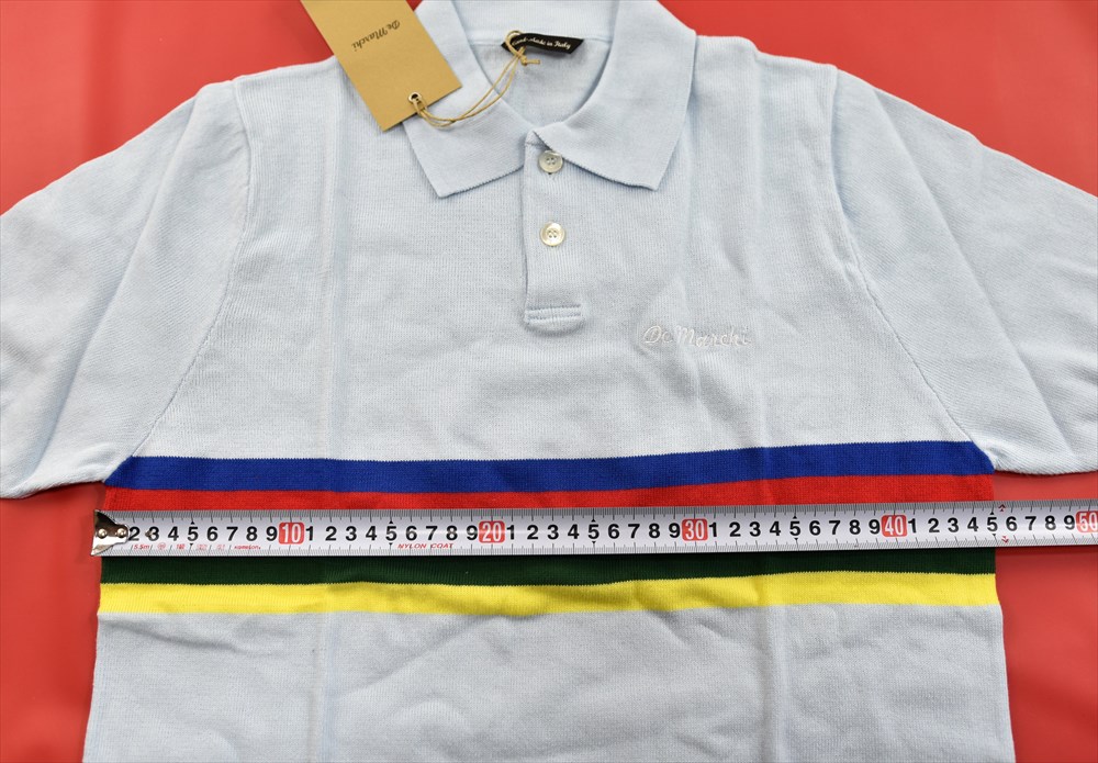 街乗り☆De Marchi☆デマルキ Campione サイクリングポロシャツ size:S